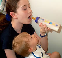 photo de morgane et de son frère
